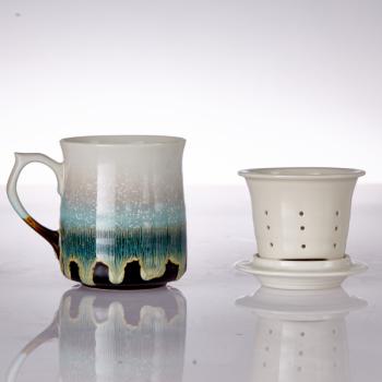 乾唐轩浪纹三件套雪晶绿紫+负离子（仅供济南市区） 商品图3