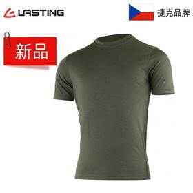 捷克Lasting18微米美利奴羊毛 男款拉蒙羊毛短袖
