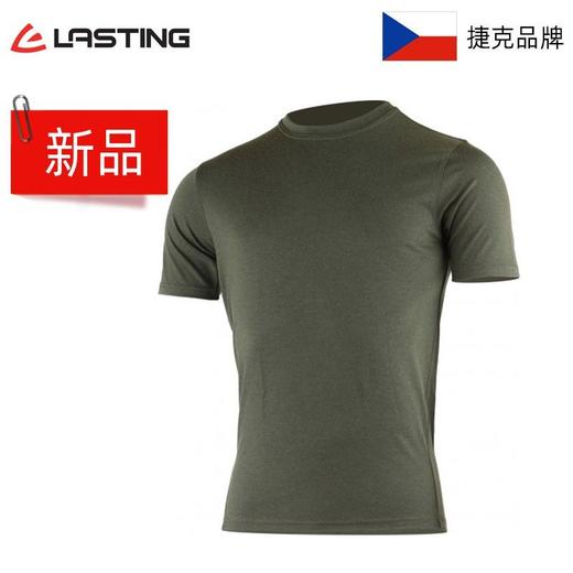 捷克Lasting18微米美利奴羊毛 男款拉蒙羊毛短袖 商品图0