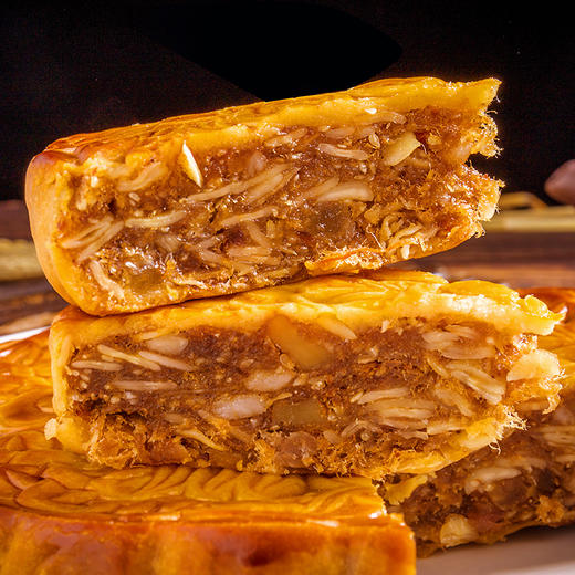 茂德公广式月饼一生一世礼盒特级伍仁金腿1314g中秋月饼送礼礼盒团购买 商品图2