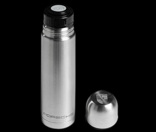 保时捷 银色不锈钢保温杯  0.75升容量 商品图1