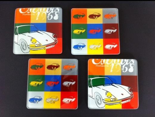 保时捷 1968款911系列 玻璃杯垫 商品图3