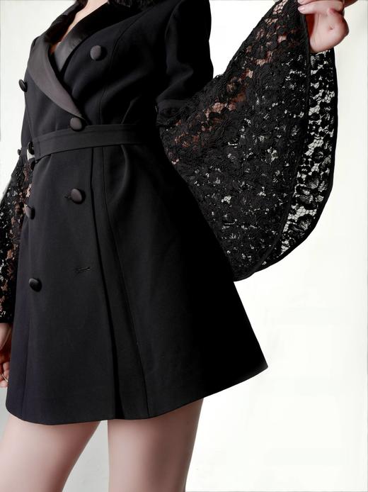 袖口拼接蕾丝个性西服 商品图3