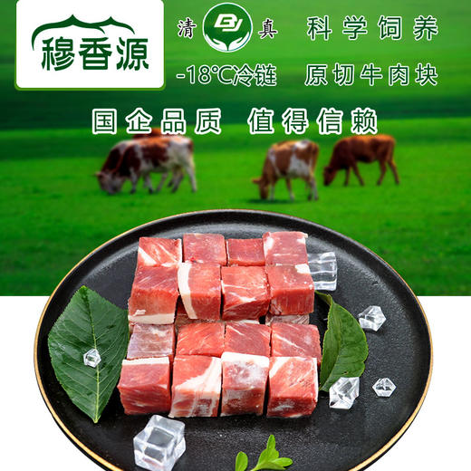 旗舰店  穆香源 牛肉块1kg 商品图0