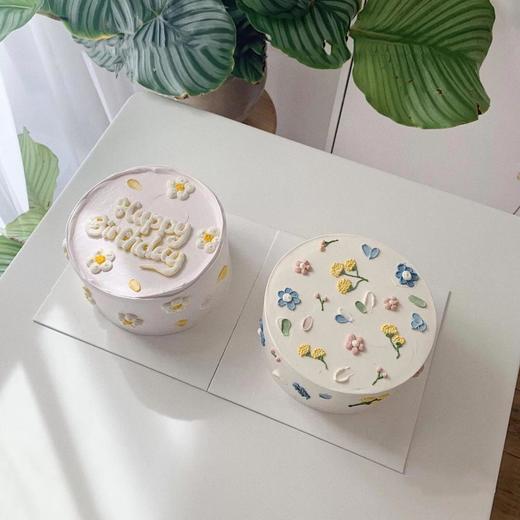 狮子家-网红ins风简约小花生日蛋糕 纪念日蛋糕 聚会 仪式感必备 商品图0