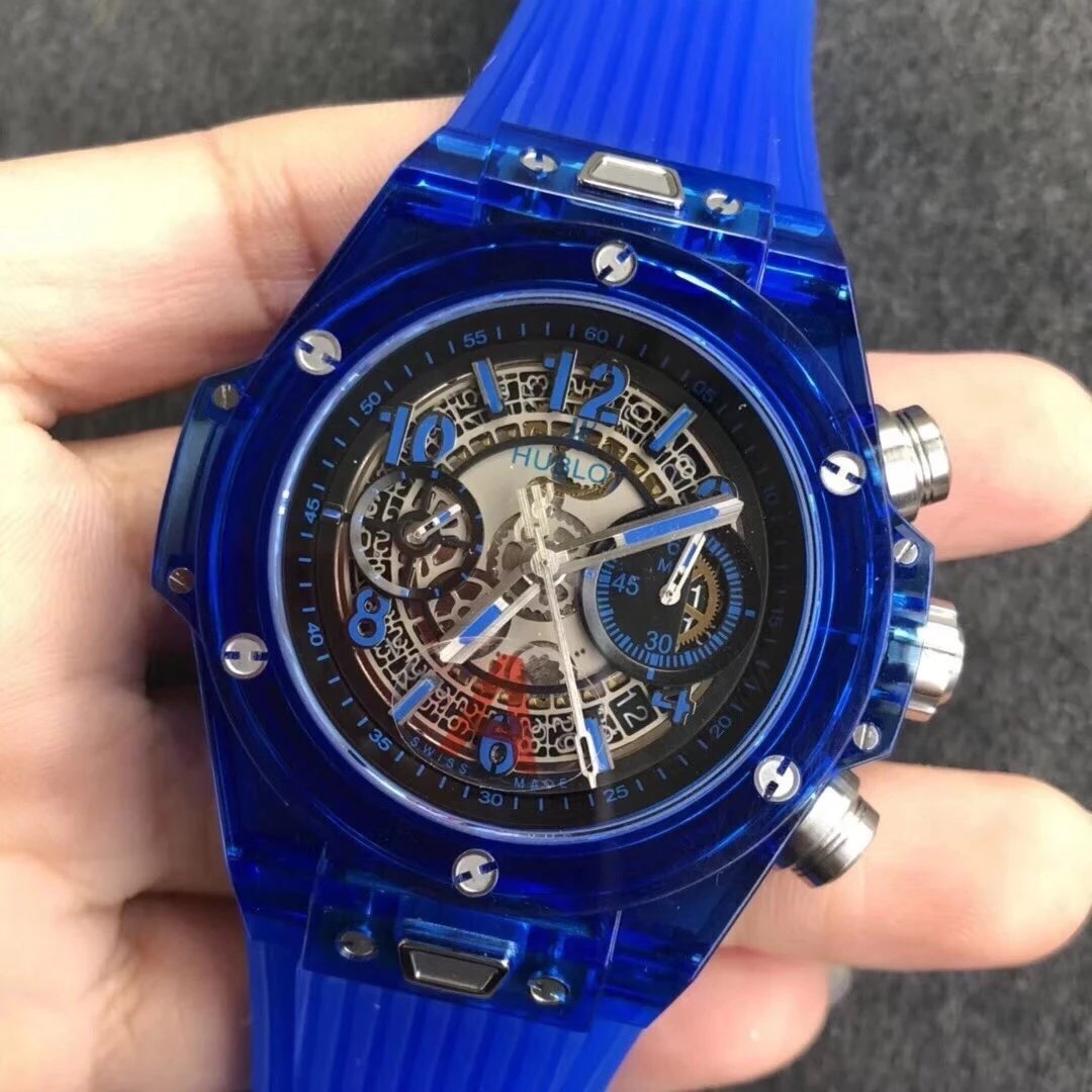 宇舶手表 大爆炸big bang系列411.jx.4802.rt"全透腕表"直径45mm