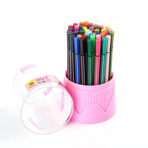 【24色涂鸦DIY可水洗瓶装美术环保水彩笔】创意款儿童绘图文化用品画画笔 商品图4