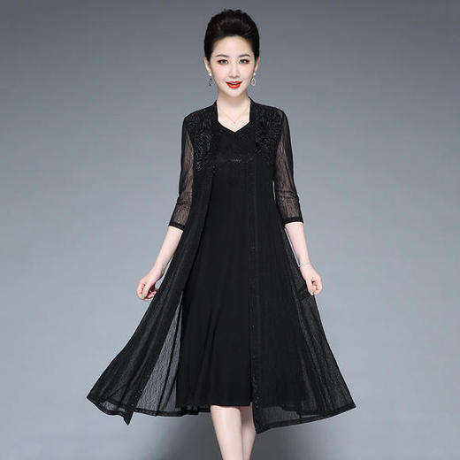 YZL-230新款复古刺绣烫钻两件套 商品图0