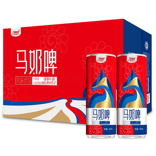 内蒙特产乳酸菌风味马奶啤红罐 300ML/罐 整件24罐 会员价：148元包邮 产地直发 商品图0