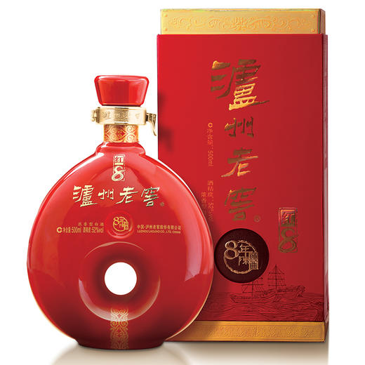 [泸州老窖]八年窖头曲酒酒庄红8.1号38度500ml   拼团 商品图2
