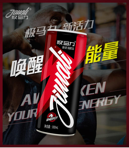 极马力酸马奶能量饮料   300ML/罐 整件24罐 会员价：148元包邮 产地直发 商品图1