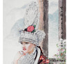 赵金文《望江楼上》68*138cm 人物竖幅作品 茶室/书房/玄关挂画 商品缩略图3