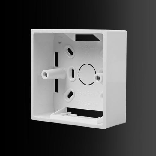 06元yy系列86明盒一位二位三位开关插座面板盒明装下线明盒接线盒线槽