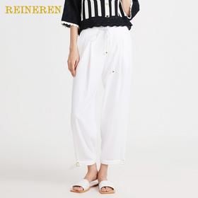 宽松工装系带休闲裤