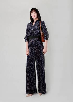 交叉松紧腰不倒绒套装