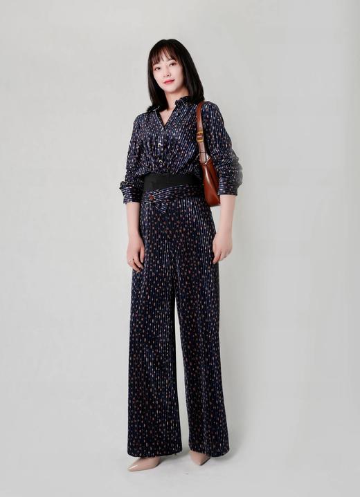 交叉松紧腰不倒绒套装 商品图0