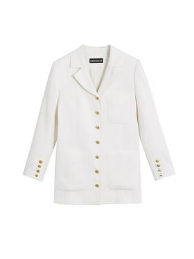 小宽肩宽松西装