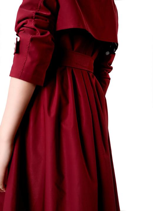 后背工字折收腰风衣（附腰带） 商品图2