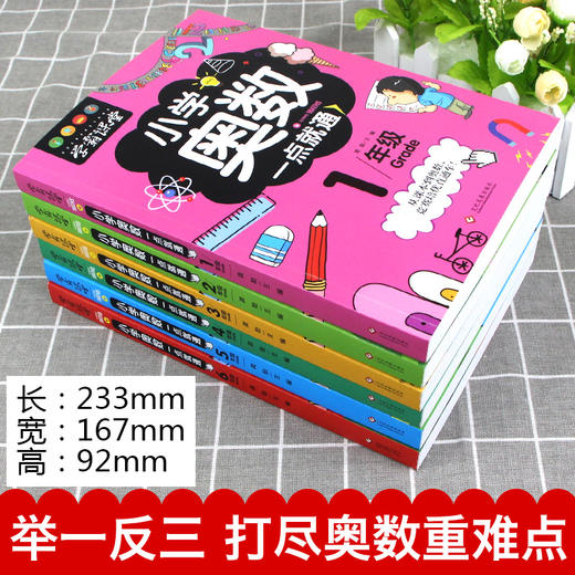 学霸课堂-小学生奥数一点就通（全套6册）一二三四五六年级训练数学思维提高成绩练习册老师推荐小学生课外辅导书籍正版教辅书举一反三奥林匹克 商品图4