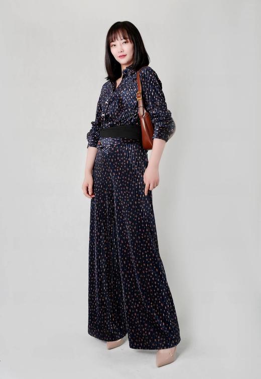 交叉松紧腰不倒绒套装 商品图1