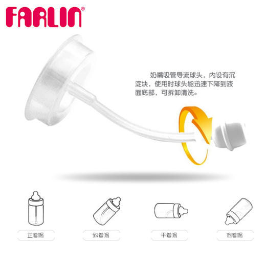 华林贝比自动奶瓶吸管套装AD-30012 商品图3