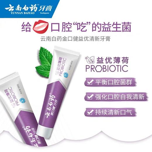 云南白药牙膏.益优薄荷   105g/支 商品图3