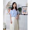 【气质天丝亚麻】纯色短袖衬衫 利落直身裁剪 垂坠感十足 2色可选 商品缩略图1