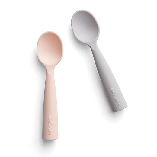 美国miniware 宝宝硅胶软勺两只装 商品图1