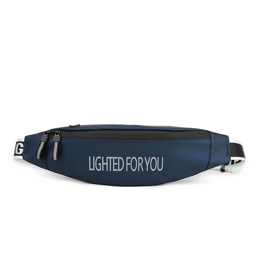 【户外运动反光跑步腰包】休闲男士胸包贴身腰包箱包 商品图1