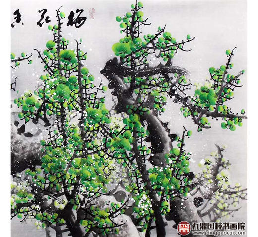 高云鹏《梅花香自苦寒来》68*138cm 花鸟横幅作品 茶室/卧室挂画 商品图4