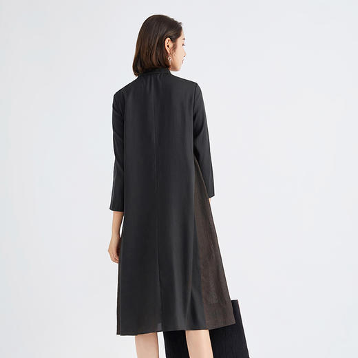 TANGY Collection /天意林隐系列莨绸拼纱衬衫 商品图3