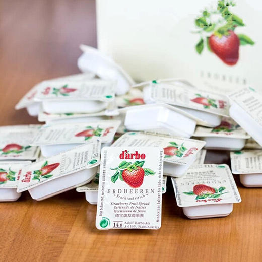 奥地利德宝牌小盒草莓/蓝莓果酱14g*10粒  早餐面包果酱 商品图0