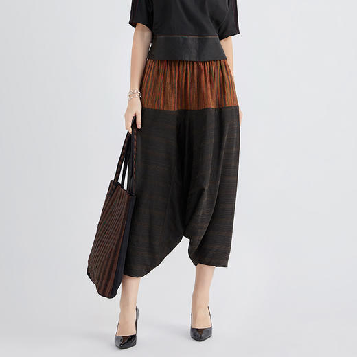 TANGY Collection /天意芦野系列莨绸哈伦裤 商品图2