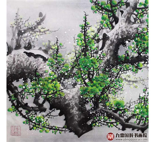 高云鹏《香满乾坤》68*138cm 花鸟横幅作品 茶室/卧室挂画 商品图3