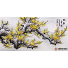 高云鹏《梅报平安》68*138cm 花鸟横幅作品 茶室/卧室挂画 商品缩略图1