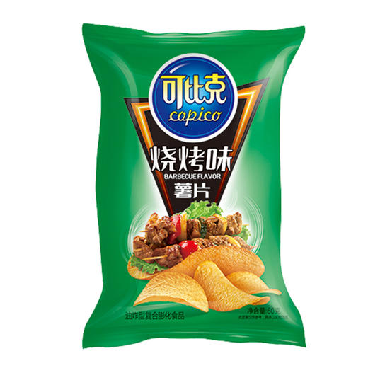 可比克烧烤味薯片55克 商品图0