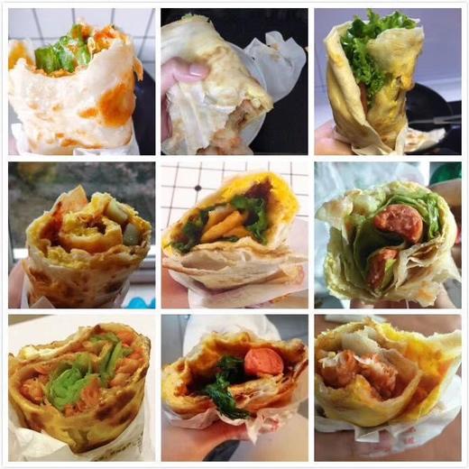 【能量早餐】鸡蛋灌饼（加火腿生菜） 商品图2