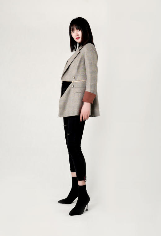 可拆卸拉链装饰西装 商品图5