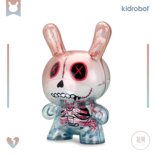 Kidrobot 饿者骷髅 白色版 Gashadokuro dunny 摆件 商品图4