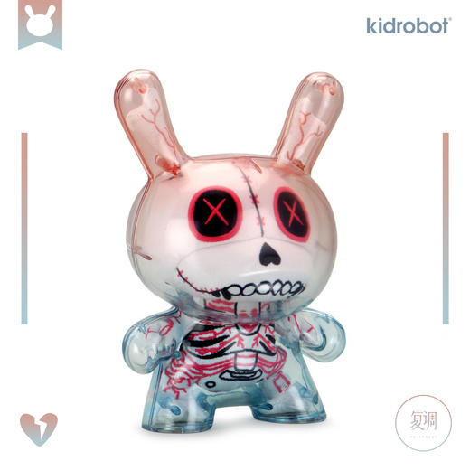 Kidrobot 饿者骷髅 白色版 Gashadokuro dunny 摆件 商品图2