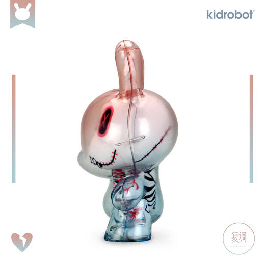 Kidrobot 饿者骷髅 白色版 Gashadokuro dunny 摆件 商品图7
