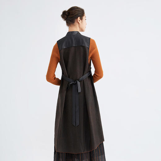 TANGY Collection /天意林隐系列莨绸拼接马甲 商品图3