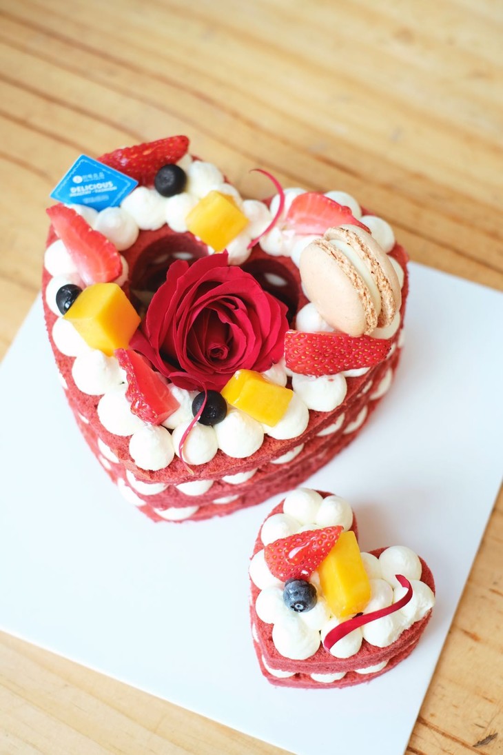 七夕限定 6寸 心心相印 情人节蛋糕