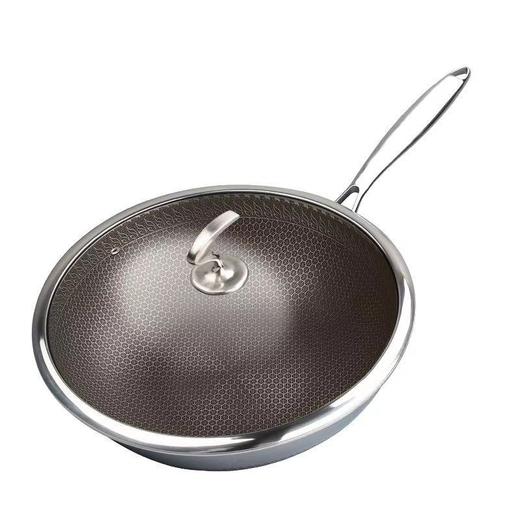 18-17爱驻嘉316三层钢炒锅 商品图0