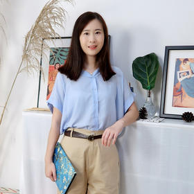 【气质天丝亚麻】纯色短袖衬衫 利落直身裁剪 垂坠感十足 2色可选
