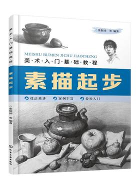 美术入门基础教程 素描起步 素描零基础初自学入门教程材书籍 石膏几何体单个静物写生组合静物写生石膏像写生人物肖像 绘画自学书