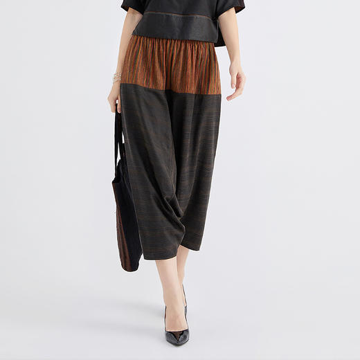 TANGY Collection /天意芦野系列莨绸哈伦裤 商品图1