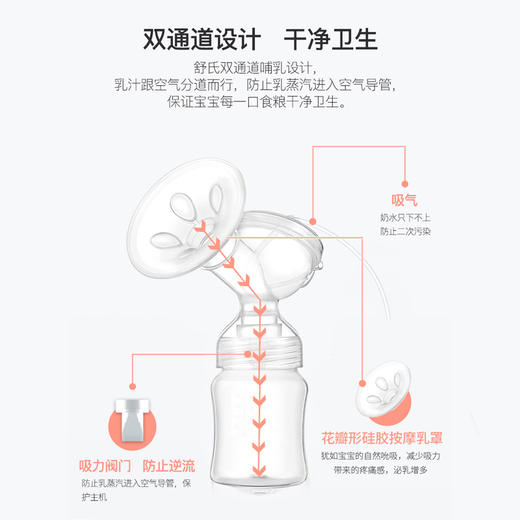 舒氏静音变频电动吸奶器SNG8008 商品图1