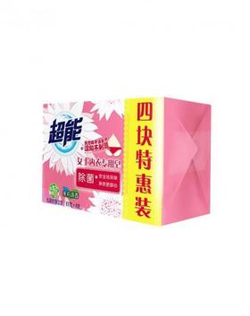 超能女士内衣专用皂101g*4特惠装健康强效除菌去除异味洗衣皂