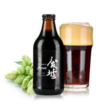 废墟精酿 国产精酿啤酒废墟世涛双料黑啤啤酒296ml 商品图1